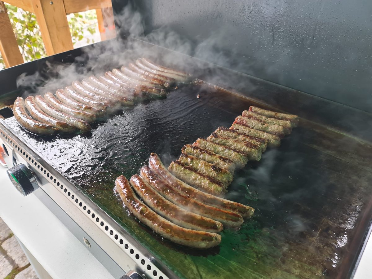 Wildwürste vom Grill