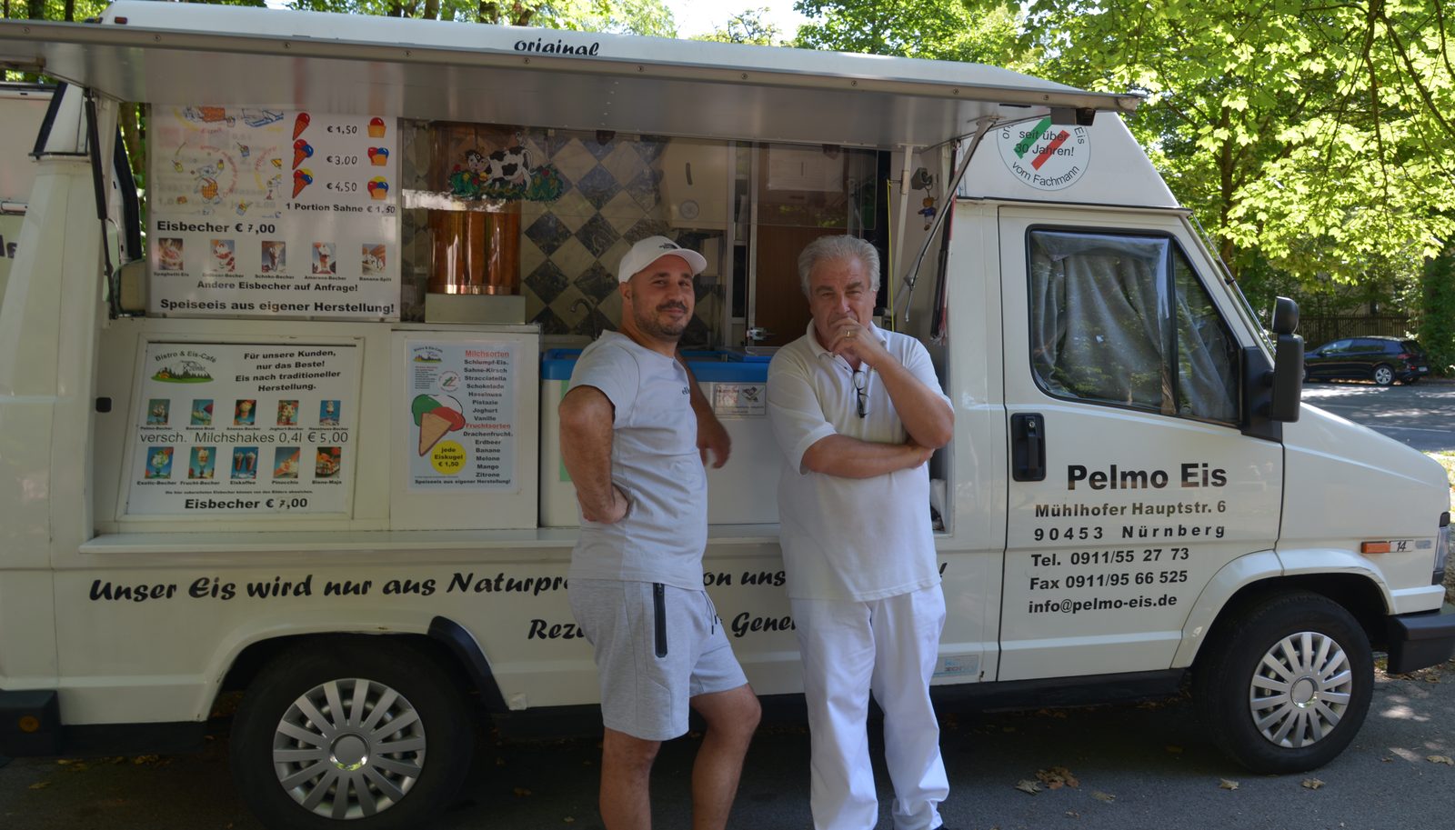 Eiswagen von Pelmo Eis